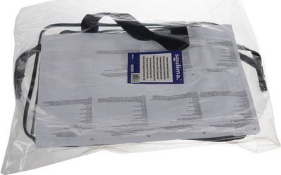 Set çantash organizuese Transparent Necessities, 3 pjesë, PVC, transparente