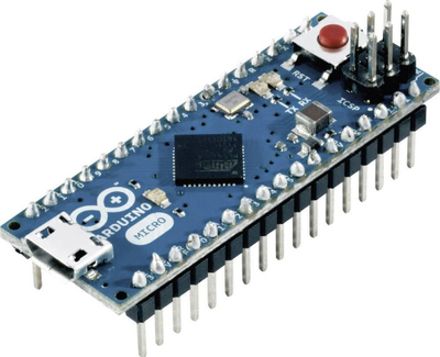 Pllakë zhvillimi Arduino Micro A000053, ATmega, micro USB, blu