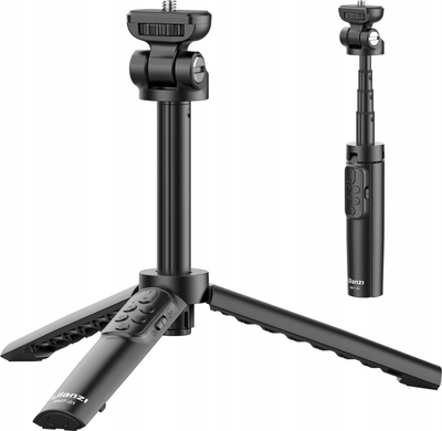 Трипод Ulanzi RMT-01 метален, 42 cm, со Bluetooth далечински управувач, црн