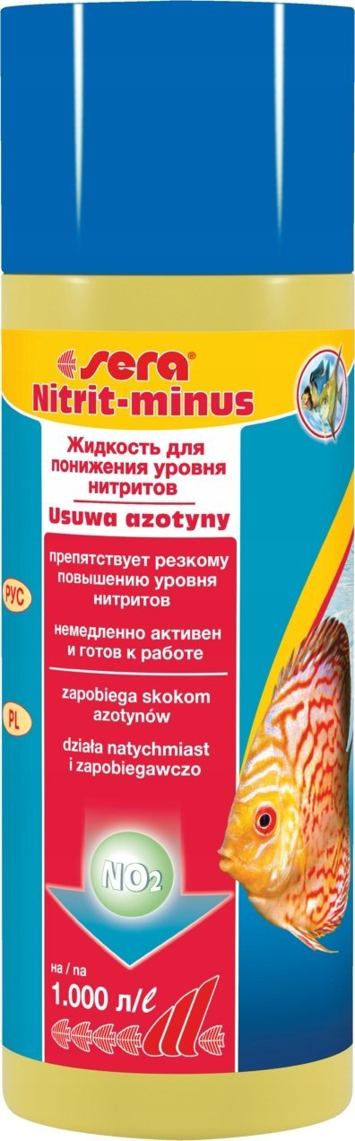 Раствор за аквариум Сера Нитрите-минус, редуктор на нитрити, 500ml