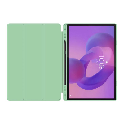 Футрола за таблет Tech-Protect SmartCase Pen, за Lenovo Idea Tab Pro 12.7, функција држач, матча зелена