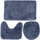 Set tapetesh banjoje 3 copa, pelushi, kundër rrëshqitjes, blu navy