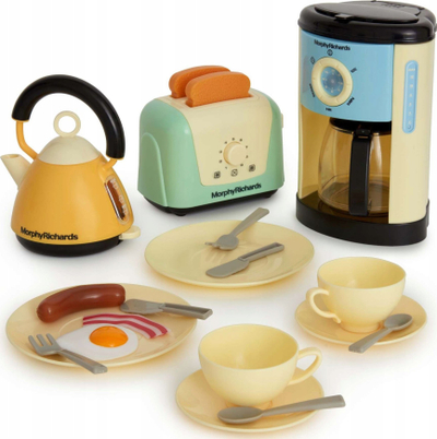Сет играчки кујна Casdon Morphy Richards, апарати за појадок, над 3 години, повеќебоен