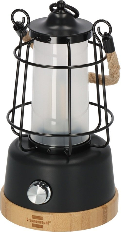 Lampë kampingu Brennenstuhl Cal 1 LED, 350 lm, rikarikueshme, e zezë