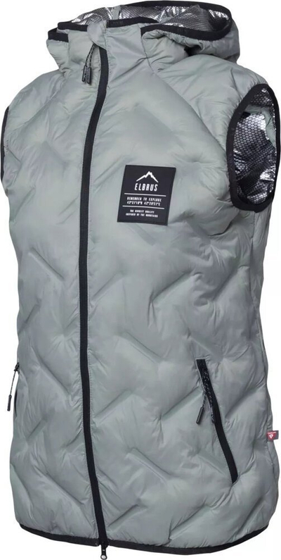 Jelek i shtruar Elbrus Huel Vest Primaloft W, izolim Primaloft Silver, me kapuç, për femra