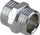 Pjesë lidhëse HYDROLAND Nipple 3/8", bronz, e kromuar