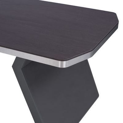 Shkruese zyre profesionale HM2084L, qoshe majtas, 220x180x76 cm, wenge gri