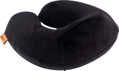 Jastëk udhëtimi për qafë Abbey, memory foam, 37 x 34 x 14 cm, i zi