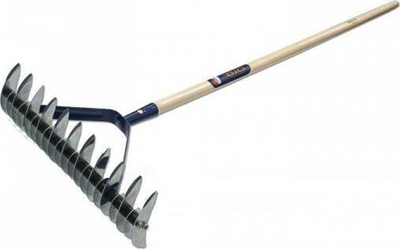 Aerator kopshti Kinzo, gjatësi 170 cm, dorezë druri pishe, çelik