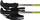 Shkopinj trekking Gabel Mont Blanc F.L. 4.0, alumini, rregullueshëm 66-142 cm, jeshil