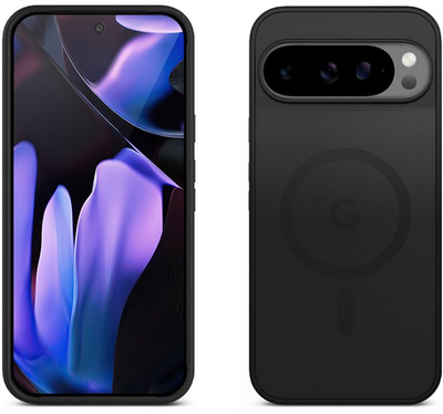 Maskë Crong Hybrid Matte Magnetic, MagSafe, Google Pixel 9 Pro, e zezë