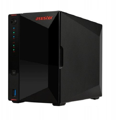 NAS Асустор Нимбустор 2 Ген2 AS540T, 2-бај, 8GB RAM, N5105, црн