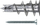 Set vida dhe dube Fischer GKM S12, 3.5 cm, 100 copë, gri
