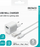 Karikues muri DELTACO USB-A, 2.4A 12W, kabllo Lightning 1m, i bardhë