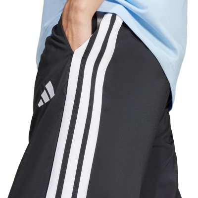 Pantallona sportive adidas Essentials 3 Stripes Woven M, poliester, të zeza