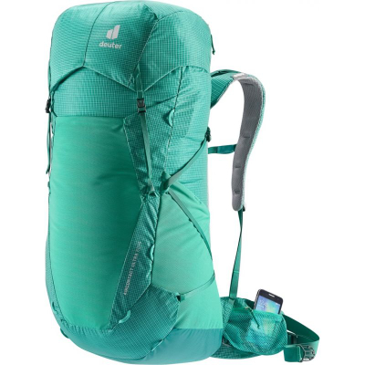 Çantë shpine Deuter Aircontact Ultra 50+5, 55L, alpinistike, jeshile