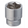 Kokë çelësi Proline Hex CV 1/4", 12mm, metal, ngjyrë argjendi