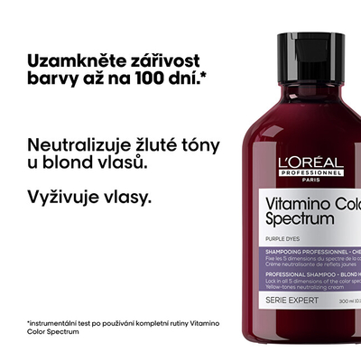Shampo për flokë bjonde L'Oréal Professionnel Vitamino Color Spectrum Purple Dyes