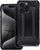 Kapak i blinduar Armor për iPhone 15 Pro Max, TPU dhe PC, mbrojtje e fortë, i zi