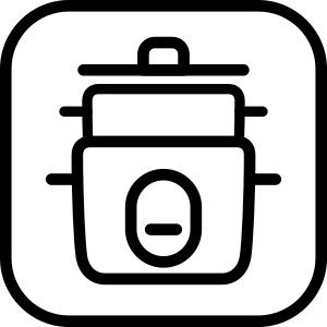 Gatuese orizi Lauben Rice Cooker 1800BC Rovar, me avull, funksion mbajtje ngrohtë, e zezë