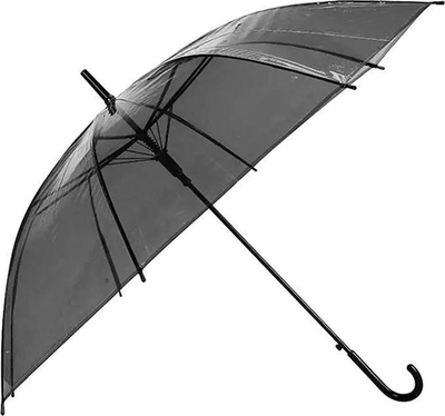 Çadër transparente Gonga Black, 93cm, që s’e ha era, transparente me të zezë