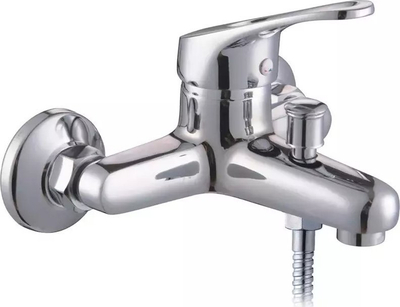 Rubinet banjo Thema_Lux L-1104A, gryke e shkurtër, krom