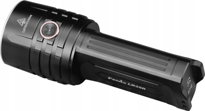 Dritë dore Fenix LR35R, 10000 lumene, e rikarikueshme, e zezë