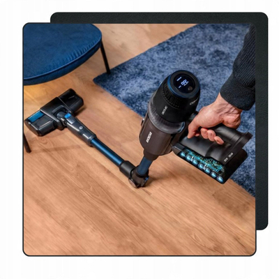 Fshesë vertikale Cecotec Conga Rockstar 11500 Odyssey ErgoWet Connected IA, 850W, 4 në 1, e zezë blu