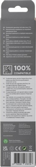 Telekomandë universale One For All URC1312 Sony, infra të kuqe, e zezë