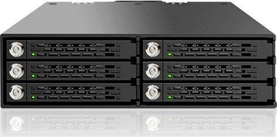Kabinë disqesh Icy Dock ToughArmor MB996SK-6SB, 6x 2.5" SATA, 5.25"