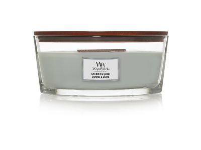 Qiri aromatik WoodWick Lavender & Cedar, 453.6 g