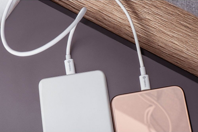 Kabllo Forcell F-energy C901, USB-C me Lightning, 3A 30W PD, 1m, e bardhë