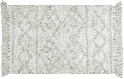 Тепих за бања WENKO Urla, 60 x 90 cm, органски памук, сива
