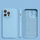 Maskë silikoni Hurtel për iPhone 14 Plus, mbrojtëse, blu e çelët