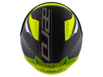 Helmetë moto Cassida Aero Drome 1869, full face, me mbrojtëse dielli, e zezë