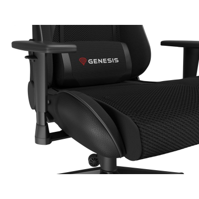 Karrige lojrash Genesis Nitro 440 G2 Mesh, jastëkë ergonomikë, lartësi e rregullueshme, e zezë