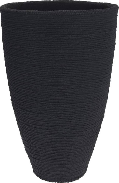 Vazo lulesh ProGarden Flower Pot Ribbed, 60 cm, antracit