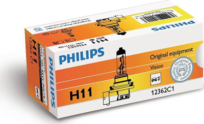 Llambë makine Philips 12362PRC1 H11, 12V, 55W, transparente