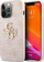 Kapak telefoni GUESS Golden Logo, për iPhone 13 Pro, rozë