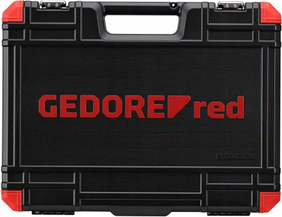 Set bitash kaçavide Gedore RED 3301573, 1/2", 30 copë, profil 6‑këndor