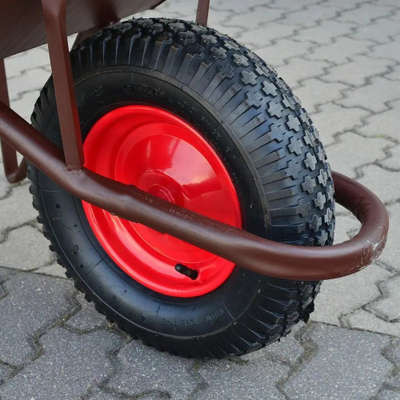Градежна количка Heavy Duty, 85 l, 250 kg, со накосен преден дел
