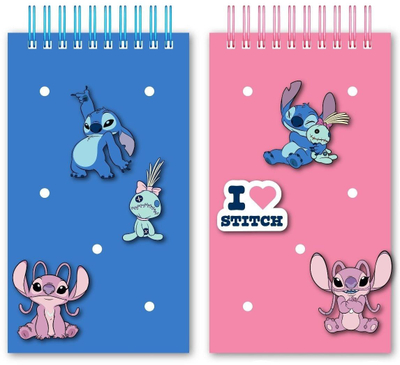 Блок со спирала Stitch Mix, со силиконски капак, со декоративни иглички, мешани бои