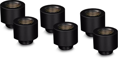 Zgjatues ftohjeje me ujë Thermal Grizzly DeltaMate MF14, set 6 copë, G1/4", i zi