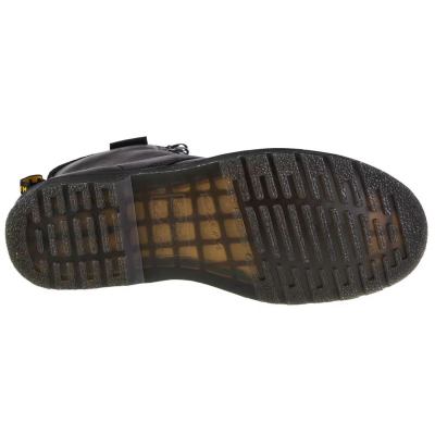 Çizme Dr. Martens 1460 Pascal, lëkurë natyrale, taban gome, të zeza