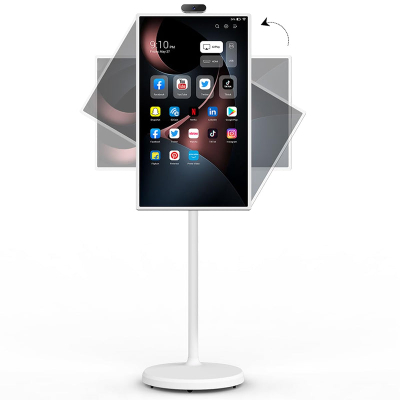 Fatoo Tablet TV - 32" Touchscreen, Android 13, Battery up to 6h - i bardhë