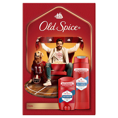 Set për meshkuj Old Spice Whitewear, xhel dushi 250 ml + deodorant 50 ml