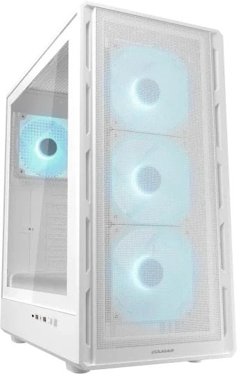 Kullë PC Cougar Airface Pure PRO, MIDI Tower, ARGB, e bardhë