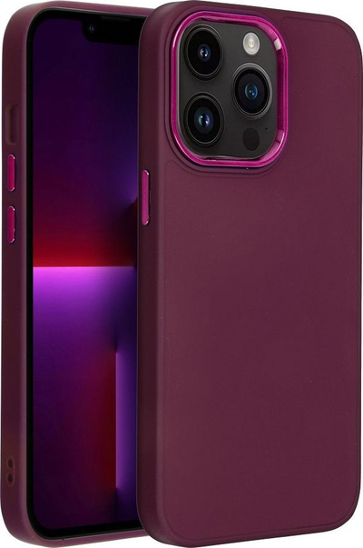 Mbrojtëse telefoni Frame për iPhone 13 Pro Max, TPU, kornizë e fortë, lejla