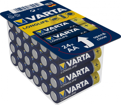 Bateri Varta LongLife AA / R6, 24 copë