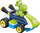 Makina me telekomandë Carrera Mario Kart Mini Racer Yoshi, 2.4 GHz, shkallë 1:50, jeshile